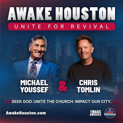 AWAKE Houston with Dr. Michael A. Youssef and Chris Tomlin Tour Poster