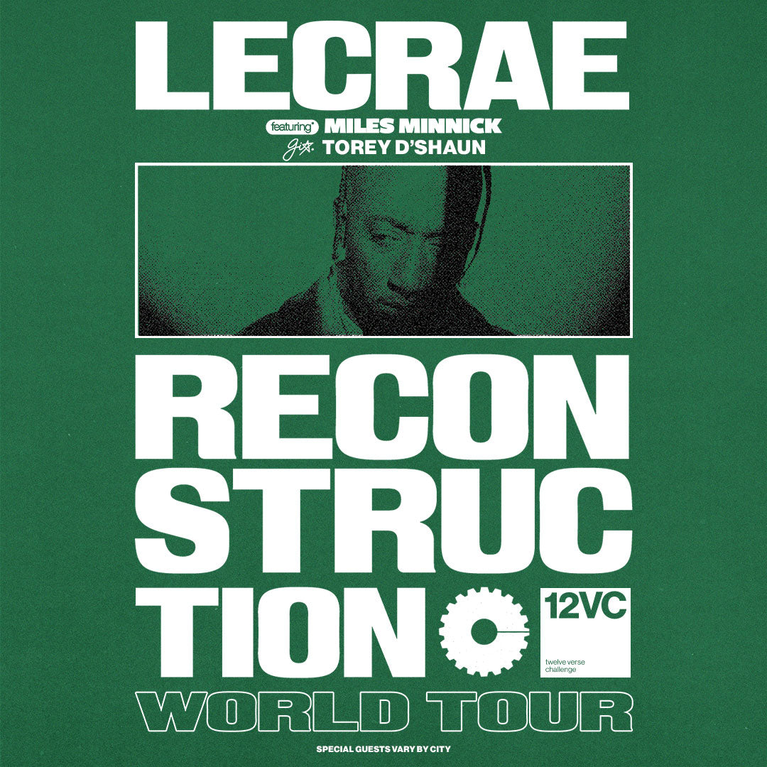 Lecra Riser Lecrae - Reconstruction World Tour – TPR.