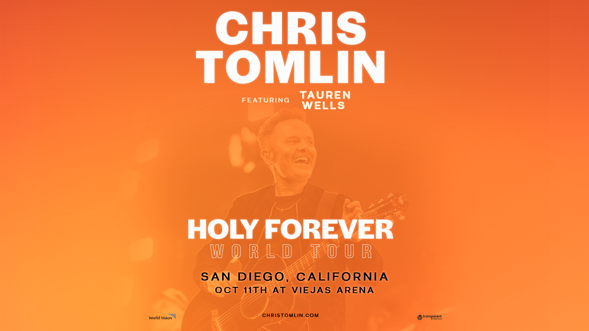 Chris Tomlin - Holy Forever World Tour - San Diego, CA - October 11 ...